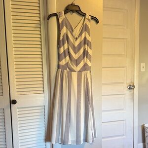 Striped Sleeveless Dress